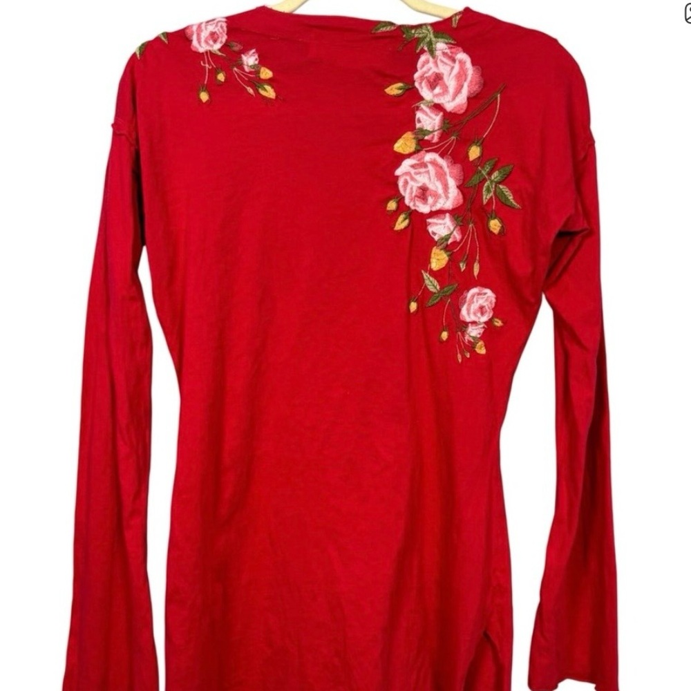 Johnny Was Vintage Floral Embroidered Top - Picture 4 of 10